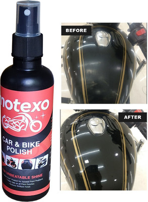 MOTEXO Liquid Car Polish for Exterior, Dashboard, Chrome Accent, Bumper, Leather, Metal Parts(200 ml, Pack of 1)