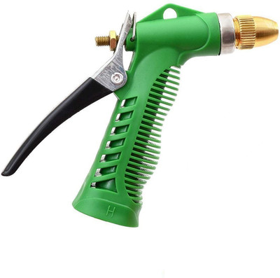 Fulkiza High Pressure Brass Hose Nozzle Adjustable Water Spray gun for car Motorbike Spray Gun