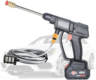 ForcerFlow Electric Pressure Washer with 2 Nozzles 5 m Hose, 2 Battery Pressure Washer