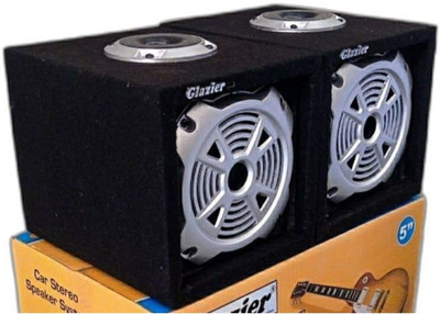 Glazier Cx35 Auto FM Player Speaker Box For Taxi, Car, Tractor, DVD, Amplifier, Etc Subwoofer(Powered , RMS Power: 100 W)