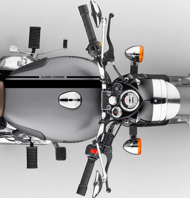 Badal Graphics Sticker & Decal for Bike(Black)