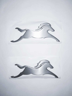 SHREE Emblem for Bike(Silver)