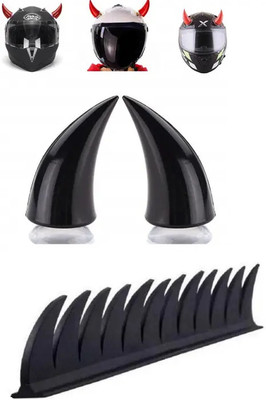 Jetnix Helmet Mohawk for Bike(Black)