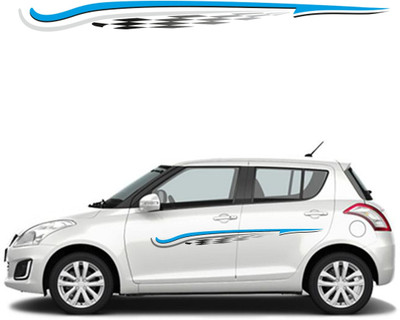 AutoDecals Sticker & Decal for Car(Blue, Multicolor)