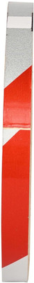 Laps of Luxury GD0144 12.7 mm x 3.65 m Red, Silver Reflective Tape(Pack of 1)