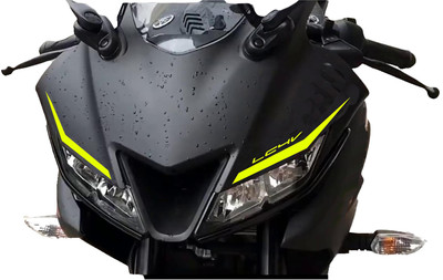 Badal Graphics Sticker & Decal for Bike(Yellow)