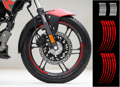 mamata auto grafix Sticker & Decal for Car & Bike(Red)