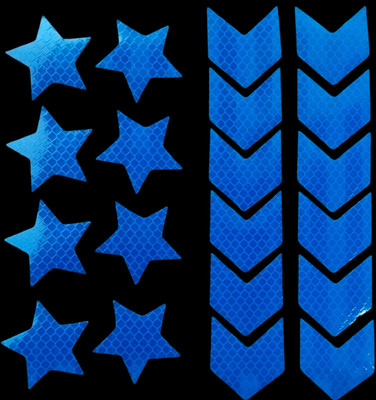 GetPro Sticker & Decal for Car & Bike(Blue)