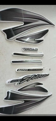 SHREE Sticker & Decal for Bike(Grey)