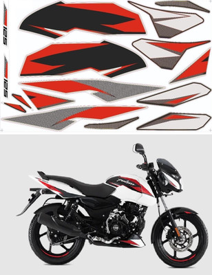 Ultimate Vision Sticker & Decal for Bike(Red, Black)