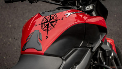 Badal Graphics Sticker & Decal for Bike(Black)