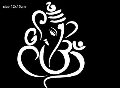 AarnaDecals Sticker & Decal for Car & Bike(White)