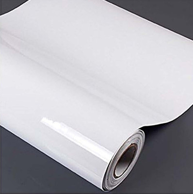 Vinylzone Abstract White Wallpaper(60 cm x 30 cm)