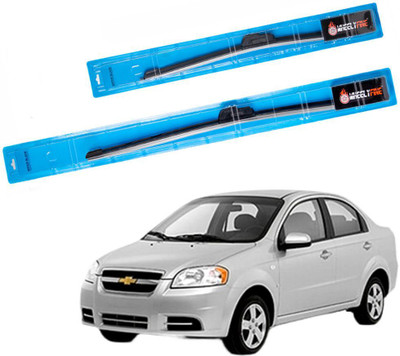 wheelyfine Frameless Windshield Wiper(55 cm, Passenger And Driver Side Wipers, Pack of: 2)