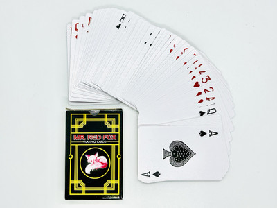 wizerdy MR. REDFOX Mark Card Deck Magic Trick/Mentalist Marked Card Magic(Multicolor)
