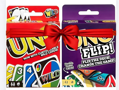 Anika U.N.O + U.N.O Flip Combo Pack | Classic UNO + Exciting Double-Sided UNO Flip(Multicolor)