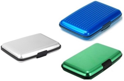 SPORT COLLECTION Maximum Capacity: Stores 6 Debit/ Credit Cards 6 Card Holder(Set of 3, Multicolor)