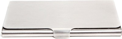 GSV Steel ATM/Visiting/credit Card Holder, Business Card Case Holder 6 Card Holder(Set of 1, Silver)