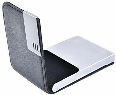 Rangwell 6 Card Holder(Set of 1, Black, White)