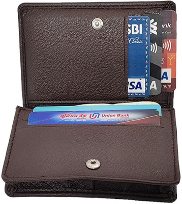 RURAL CRAFT ATM & Credit Card 6 Card Holder(Set of 1, Brown)