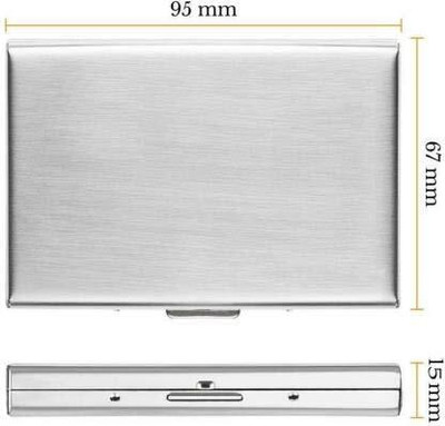 Felice 6 Card Holder(Set of 1, Silver)