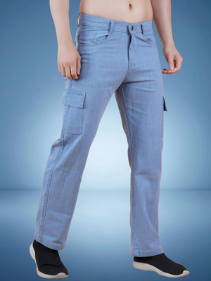 BLUESETTE Loose Fit Men Light Blue Jeans