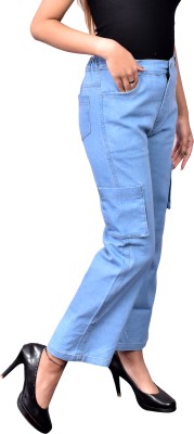 GLAMHOOD Jogger Fit Women Blue Jeans