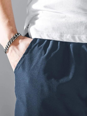 SB Trend Solid Men Grey Track Pants
