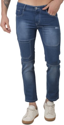 FUDE PRIDE Regular Men Dark Blue Jeans