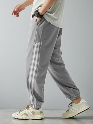 Kesaria Textile Company Solid Men Grey Track Pants