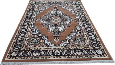 ALAMRUGS 152 cm  X 220 cm Synthetic Carpet(Rectangle, Brown)