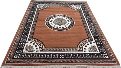 ALAMRUGS 152 cm  X 235 cm Synthetic Carpet(Rectangle, Brown)