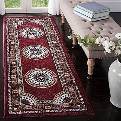 ato 45 cm  X 150 cm Acrylic Runner(Rectangle, Maroon)