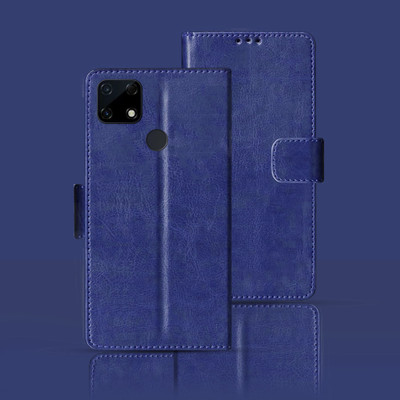 Kalua Mall Flip Cover for Realme Narzo 30A(Blue, Pack of: 1)