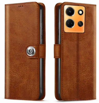 Fastship Flip Cover for Infinix X6711 / Note 30 5G(Brown, Magnetic Case, Pack of: 1)