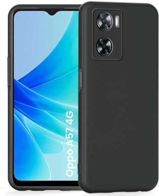 S-Gripline Back Cover for Oppo A57 4G, Premium TPU Silicon Candy case(Black, Pack of: 1)