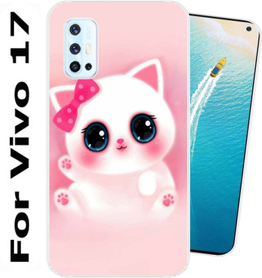 Hostprint Back Cover for Vivo V17(Transparent, Flexible, Silicon, Pack of: 1)