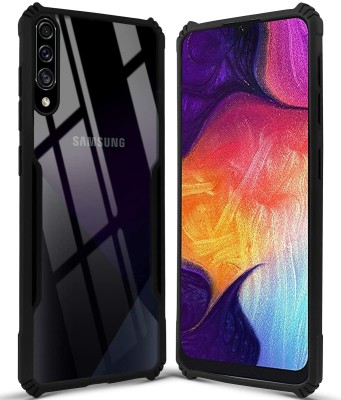 Mobile Case Cover Front & Back Case for Samsung Galaxy A30s(Transparent, Black, Shock Proof, Pack of: 1)