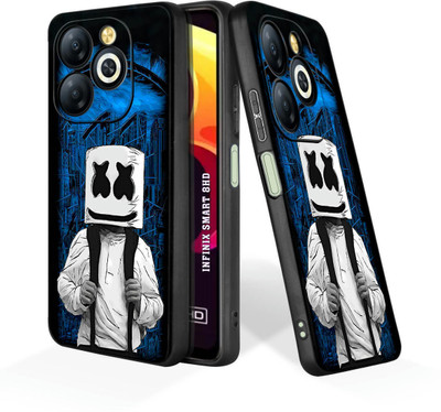 FeelWhiz Back Cover for Infinix Smart 8 Hd, Tecno Spark GO 2024, Tecno Spark 20C, Tecno Pop 8(Black)