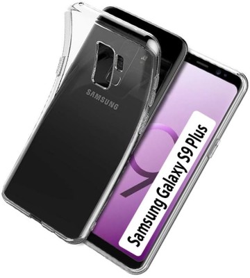 COVERHEAD Back Cover for Back Cover for Samsung Galaxy S9 Plus 4G (Transparent, Pack of: 1)(Transparent, Camera Bump Protector, Silicon)