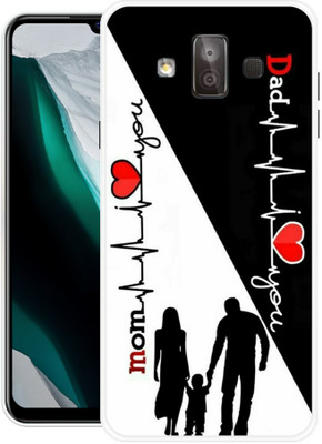 Shree Shyam Back Cover for Samsung Galaxy J7 Duo, Samsung J7 Duo(Black, White, Grip Case, Silicon, Pack of: 1)