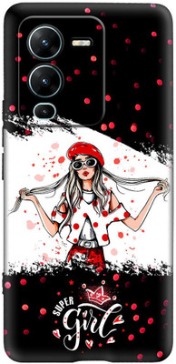 7printzone Back Cover for VIVO V25 PRO(Multicolor, Flexible, Silicon)