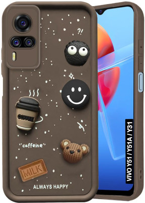 Seetu Back Cover for Vivo Y51 / Y51A / Y31(Brown)