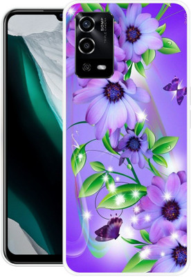 Shree Shyam Back Cover for Oppo A55 4G, Oppo A55(Purple, Green, Silicon, Pack of: 1)