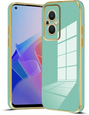 A3sprime Back Cover for OPPO F21 Pro 5G, - |Soft Silicon Coloured with Camera Bump Protector Case|(Green, Camera Bump Protector, Silicon, Pack of: 1)