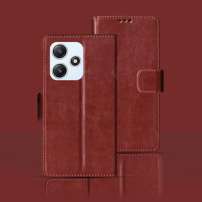 Kalua Mall Flip Cover for Redmi 12 5G(Maroon, Pack of: 1)