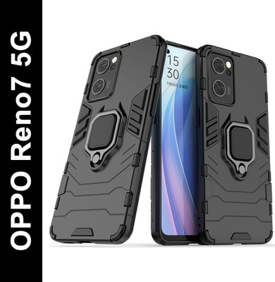 KWINE CASE Back Cover for OPPO Reno7 5G(Black, Shock Proof, Pack of: 1)
