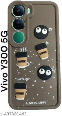 Seetu Back Cover for Vivo Y300 5G / Vivo V40 Lite 5G(Brown)