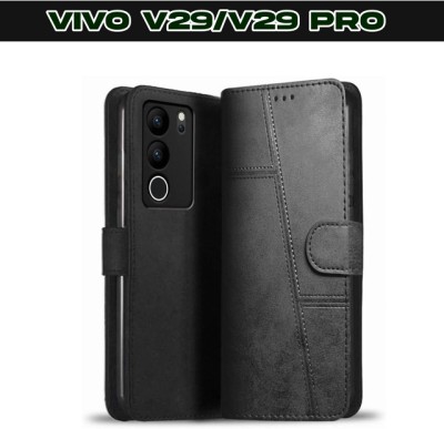 ZSXNWX Back Cover for Vivo V29 5G, Vivo V29 Pro 5G(Black, Dual Protection, Pack of: 1)