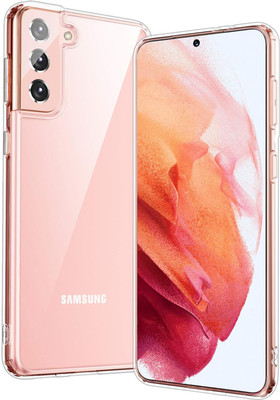 COVERHEAD Back Cover for Back Cover for Samsung Galaxy S21 Plus 4G (Transparent, Pack of: 1)(Transparent, Camera Bump Protector, Silicon)